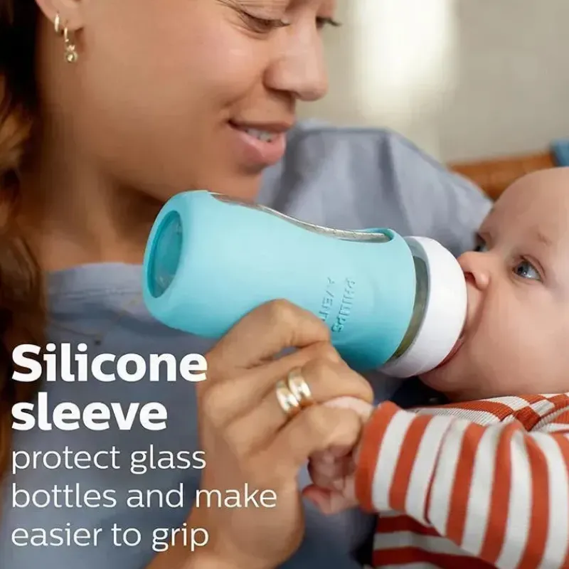 Philips Avent Gifts Over $50|Feeding Gift Set*Avent - Glass Natural Bottle Baby Set