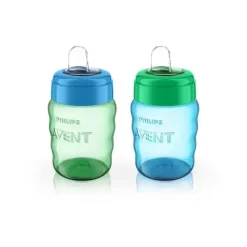 Philips Avent Straw, Sippy & Training Cups|Dishes, Utensils & Food Containers*Avent - 2Pk My Easy Sippy Cup, Blue/Green, 9Oz