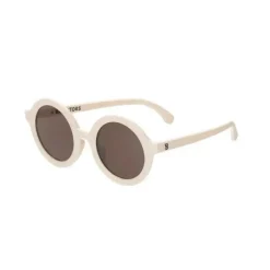 Babiators Gift For Toddler|Sunglasses*- Euro Round Sweet Cream Baby Sunglasses Amber Lenses | 0-2 years old