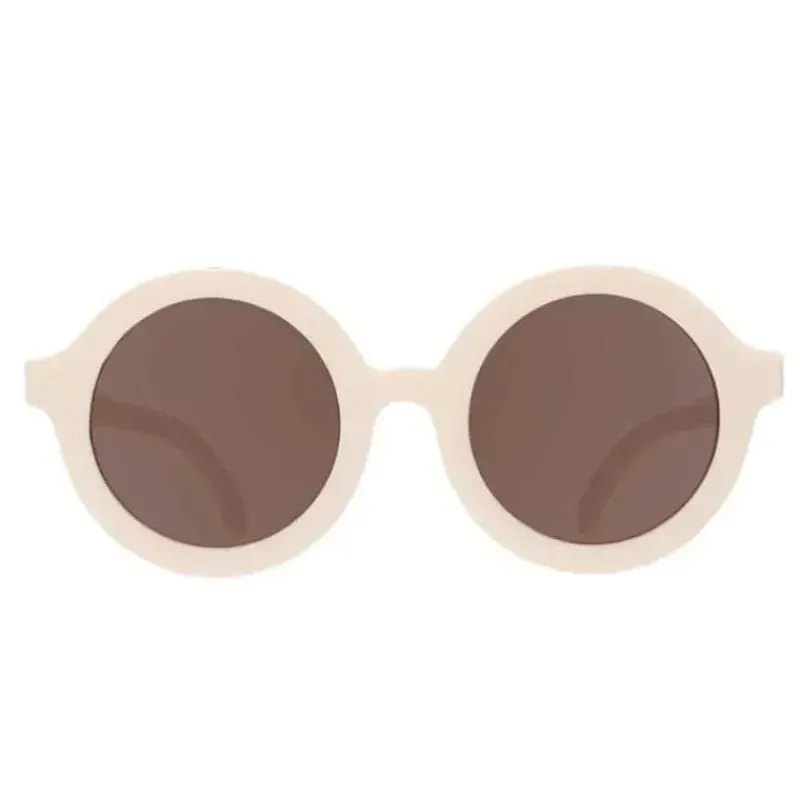 Babiators Gift For Toddler|Sunglasses*- Euro Round Sweet Cream Sunglasses Amber Lenses