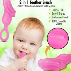 Baby Buddy Oral & Nasal Care*- Babys 1St Toothbrush, Pink