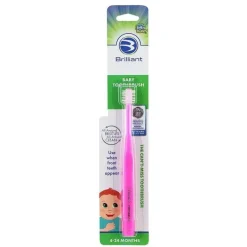 Baby Buddy Oral & Nasal Care*- Brilliant Baby Toothbrush, Pink