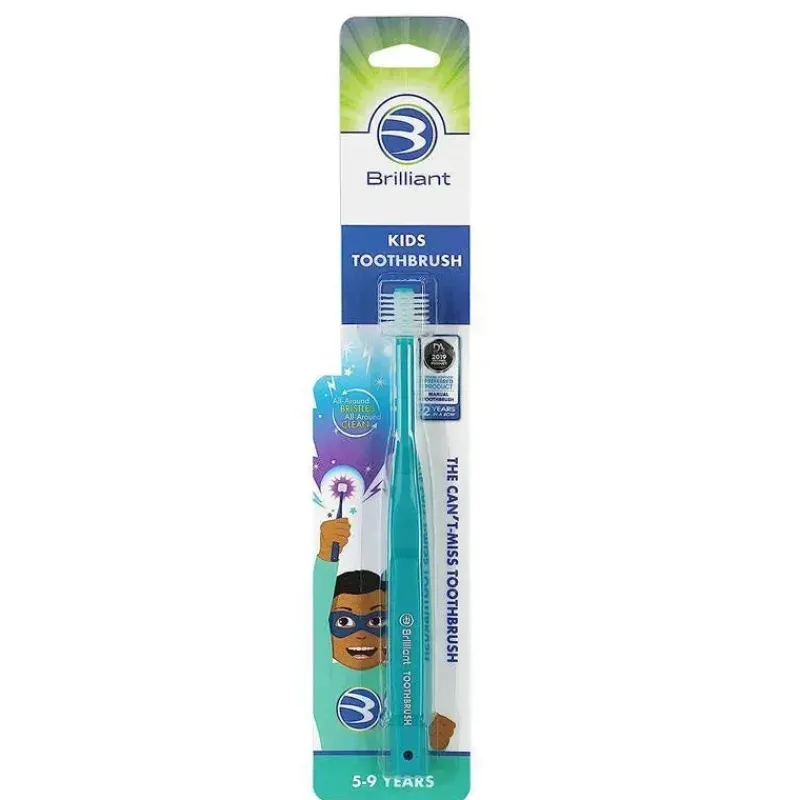 Baby Buddy Oral & Nasal Care*- Brilliant Kids Toothbrush, Teal