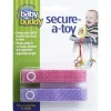 Baby Buddy Stroller Toys*- Secure A Toy Tether, Pink/Lilac