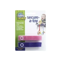 Baby Buddy Gift For Baby*Secure A Toy Tether, Purple/Pink
