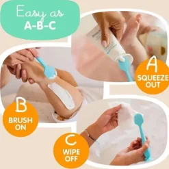BabyBum Gift For Baby|Baby Shower*Baby Bum - Diaper Cream Brush Blue