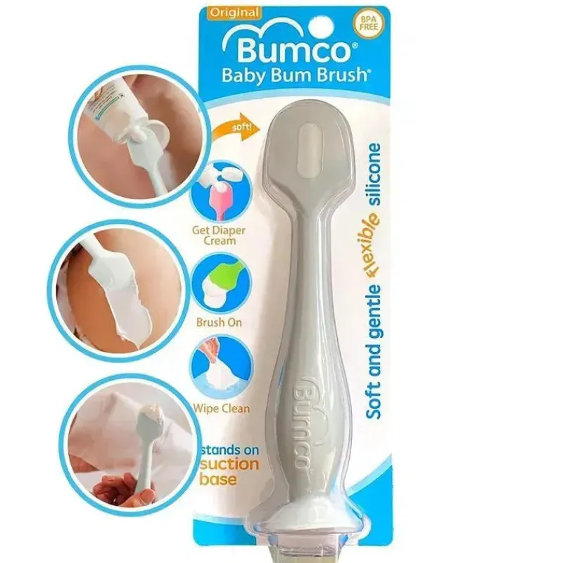 BabyBum Gift For Baby|Baby Shower*Baby Bum - Diaper Cream Brush Grey