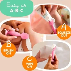 BabyBum Diaper Rash*Baby Bum - Mini Brush Diaper Ointment Applicator Pink