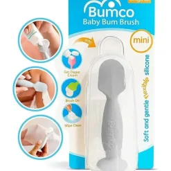 BabyBum Diaper Rash*Baby Bum - Mini Brush Grey Diaper Ointment Applicator