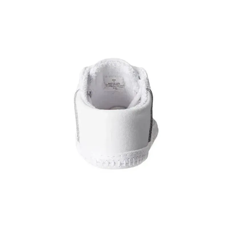 Baby Deer Baby Shoes*Crib Shoe Leather Saddle Oxford, White