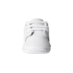 Baby Deer Baby Shoes*Crib Shoe Leather Saddle Oxford, White