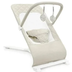 Baby Delight Bouncers, Swings & Rockers|Baby Shower*- Alpine Deluxe Portable Bouncer, Organic Oat