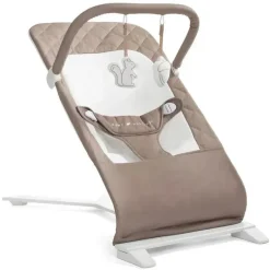 Baby Delight Bouncers, Swings & Rockers|Baby Shower*- Alpine Deluxe Portable Bouncer, 0-6 months, Organic Mocha
