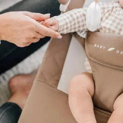 Baby Delight Bouncers, Swings & Rockers|Baby Shower*- Alpine Deluxe Portable Bouncer, 0-6 months, Organic Mocha