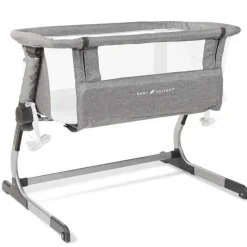 Baby Delight Bassinets & Cradles*- Beside Me Dreamer Bassinet, 6-Position Height Adjustment, Charcoal Tweed