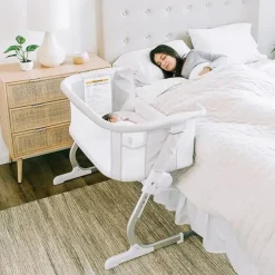 Baby Delight Cradle & Bassinet Bedding*- Beside Me Dreamer Bassinet And Bedside Sleeper, Driftwood Grey