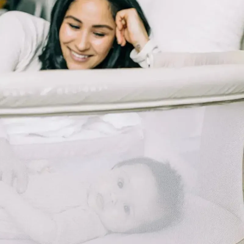 Baby Delight Organic|Cradle & Bassinet Bedding*- Beside Me Wink Organic Bassinet & Bedside Sleeper, Oatmeal