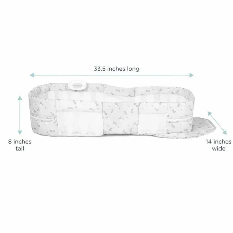 Baby Delight Cradle & Bassinet Bedding*- Snuggle Nest Harmony Portable Infant Sleeper, Floral Dreams