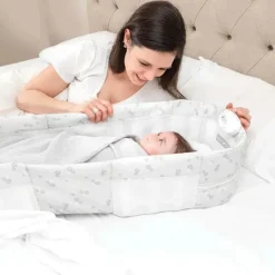 Baby Delight Cradle & Bassinet Bedding*- Snuggle Nest Harmony Portable Infant Sleeper, Floral Dreams