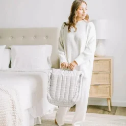 Baby Delight Cradle & Bassinet Bedding*- Snuggle Nest Dream Portable Infant Sleeper, Grey Scribbles