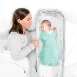 Baby Delight Cradle & Bassinet Bedding*- Snuggle Nest Dream Portable Infant Sleeper, Grey Scribbles