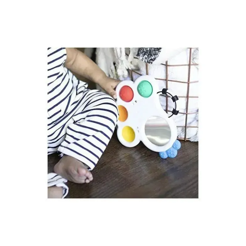 Baby Einstein Rattles & Teethers|Toys For 0-12 Months*Opus's Shape Pops Sensory Rattle & Teether