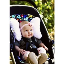 Baby Elephant Ears Pillows & Head Support*White Minky Ears Pillow