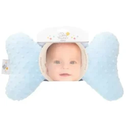 Baby Elephant Ears Pillows & Head Support*Baby Elephant Luxe Blue Minky Ears, Infant Head Support