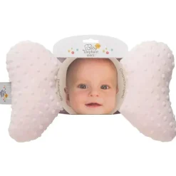 Baby Elephant Ears Pillows & Head Support*Baby Elephant Luxe Pink Minky Ears, Infant Head Support
