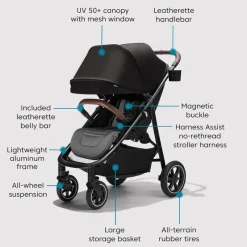 Baby Jogger Lightweight Strollers*- City Mini Air Stroller, Rich Black