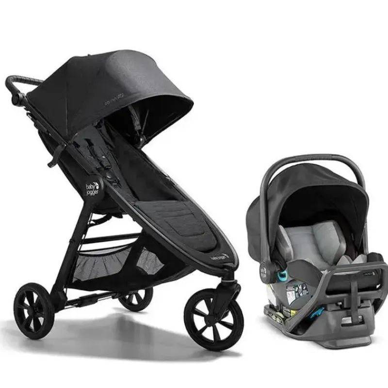 Baby Jogger Travel Systems*- City Mini GT2 Travel System, Opulent Black