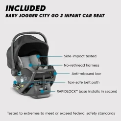 Baby Jogger Travel Systems*- City Mini GT2 Travel System, Opulent Black