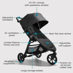Baby Jogger Jogging Strollers*- City Mini GT 2 Stroller, Opulent Black
