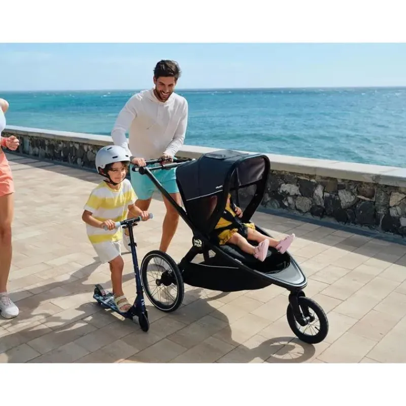 Baby Jogger Jogging Strollers|Cool Baby Products*- City Prix™ Jogger X Bike Trailer Stroller, Ambition Black