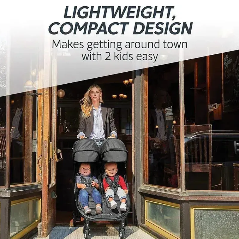 Baby Jogger Double Strollers*- City Tour 2 Double Stroller, Pitch Black