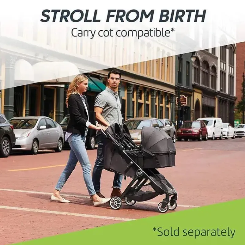 Baby Jogger Double Strollers*- City Tour 2 Double Stroller, Pitch Black