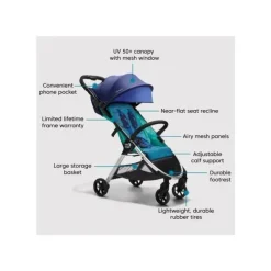 Baby Jogger Single Strollers*- City Tour 2 Single Stroller, Coastal