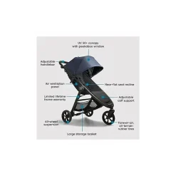 Baby Jogger Jogging Strollers*- Mini Gt2 Single Stroller, Storm Blue
