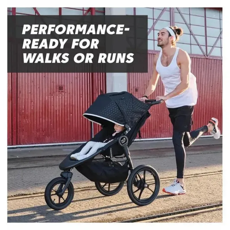 Baby Jogger Jogging Strollers*- Summit X3 Jogging Single Stroller, Midnight Black