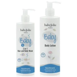 Baby Jolie Cleaning*- Baby Bath Set (Body Lotion & 2 In 1 Hair And Body Wash)