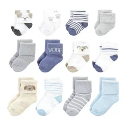 Baby Vision Baby Gloves & Socks*- Grow With Me Socks 12Pk, Dog