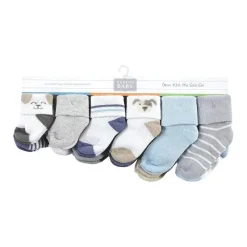 Baby Vision Baby Gloves & Socks*- Grow With Me Socks 12Pk, Dog