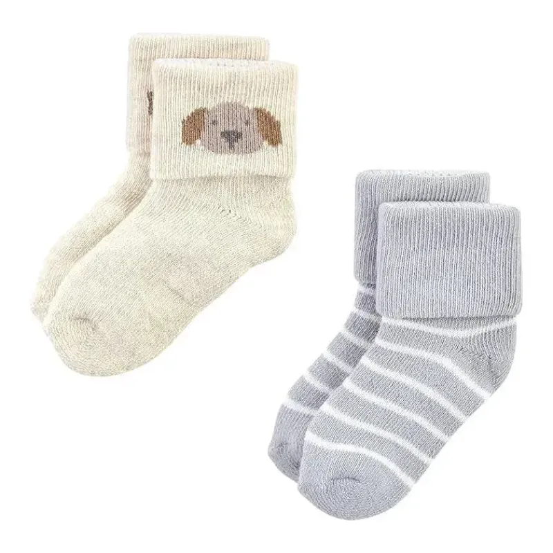 Baby Vision Baby Gloves & Socks*- Grow With Me Socks 12Pk, Dog