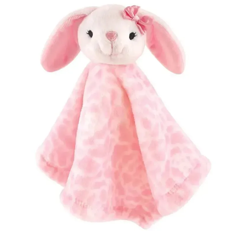 Hudson Baby Lovies, Security Blankets & Blankies*Baby Vision - Security Blanket, Pink Bunny