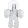 Baby Vision Infant Car Seats*- Hudson Baby Unisex Baby Car Seat Body Support Insert, Gray Trellis, One Size