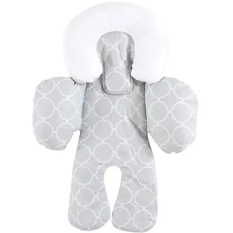 Baby Vision Infant Car Seats*- Hudson Baby Unisex Baby Car Seat Body Support Insert, Gray Trellis, One Size