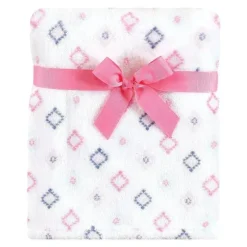Baby Vision Blankets & Quilts*- Hudson Baby Plush Blanket with Security Blanket, Llama Face