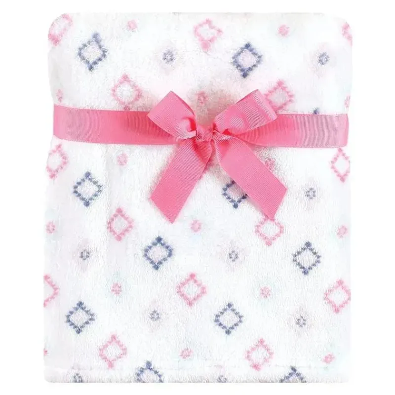 Baby Vision Blankets & Quilts*- Hudson Baby Plush Blanket with Security Blanket, Llama Face