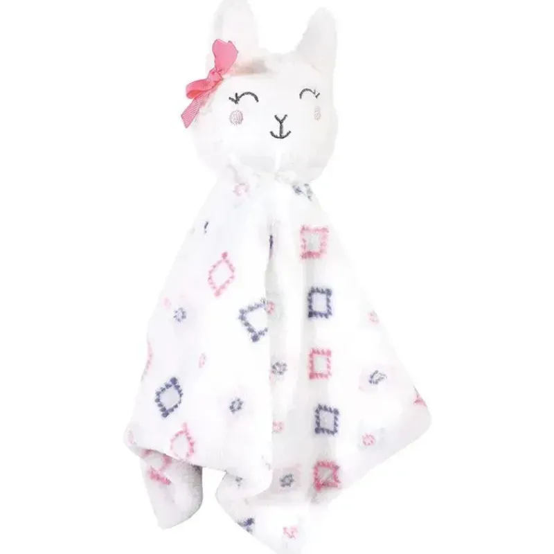 Baby Vision Blankets & Quilts*- Hudson Baby Plush Blanket with Security Blanket, Llama Face