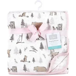 Baby Vision Blankets & Quilts*- Hudson Baby Muslin Tranquility Quilt Blanket, Winter Forest